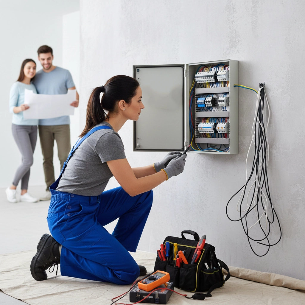 remise au norme d'un tableau électrique en bretagne